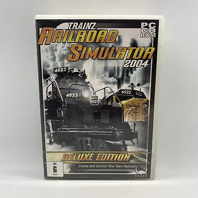 #ad Trainz Railroad Simulator 2004 Deluxe Edition PC Game With Manual Free Postage AU $24.99