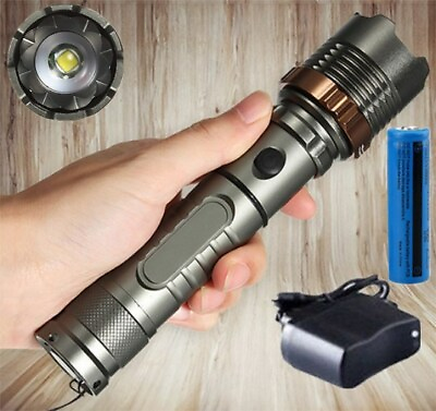 #ad #ad High Powered 99000000lm LED Flashlight Super Bright Torch Rechargeable Spotlight $11.98