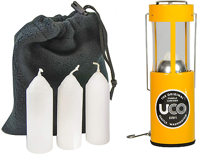 #ad UCO Original Candle Lantern Value Pack with 3 Candles and Storage Bag $45.99