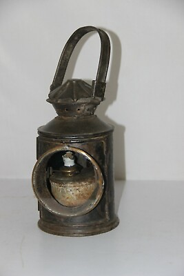 #ad #ad 18th Vintage Iron Green Red Signal Rail Train Kerosene Lantern Lamp 11925 $180.00