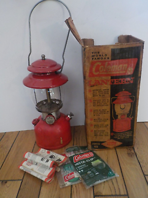 #ad VTG Coleman kerosene camping lantern model 200A $129.99