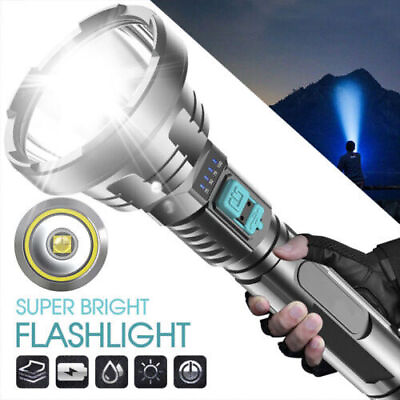 #ad #ad Rechargeable 990000LM LED Flashlight Tactical Police Super Bright Torch Zoomable $10.99
