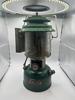 #ad 1970s Vintage Coleman Hunting Camping Lantern With Reflector $44.50