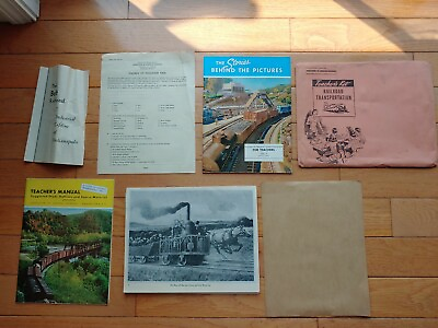 #ad A Study Of Railroad Transportation For Teachers Kit Seventh Edition Unused $100.00