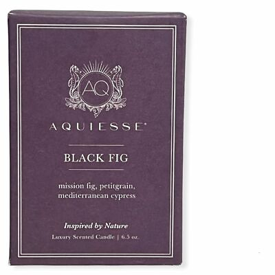 #ad Aquiesse Luxury Scented Candle Black Fig Inspired by Nature 6.5 oz $29.99