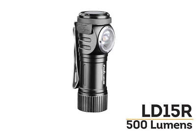 #ad Fenix LD15R 500 Lumen Right Angled Micro USB Rechargeable Flashlight Cree XP G3 $58.95