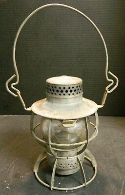 #ad #ad Vintage Dressel Railroad Lantern w Clear Globe 15quot; x 9.5quot; x 5.5quot; Good Very Good $89.99