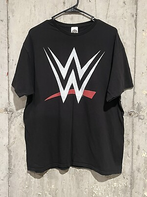 #ad WWE Official Licensed Product 2017 Logo World Of Wrestling Entertainment Size XL $19.99