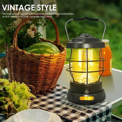 #ad Camping Lantern LED Lamp Type C Rechargeable Emergency Light for Power Outages $19.99