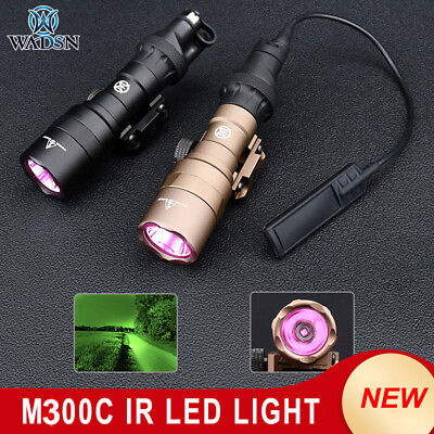 #ad Wadsn Hunting M300C infrared illumination LED Light Tactical IR Scout Flashlight $53.19