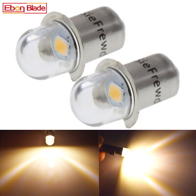 #ad #ad 2x P13.5S Warm White Flashlight LED Bulb Emergency Lantern Work Light Lamp 6V DC AU $3.77
