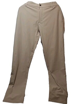 #ad #ad Lululemon ABC Slim Fit Utilitech Pants Khaki Golf Casual Career Comfort NWOT $51.88