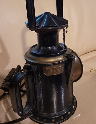 #ad Rare British Rail M.D.R Malton amp; Driffield Signal Oil Lamp Lantern $399.00