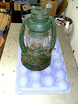 #ad #ad Antique Vintage Embury Number 2 Air Pilot Lantern WITH ORIG. DIETZ D LITE GLOBE $59.95