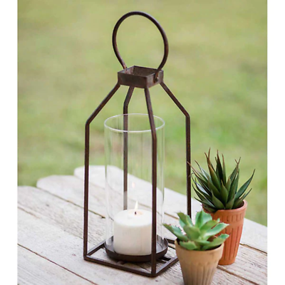 #ad Greenville Pillar Candle Lantern 2 Sizes store pick up only $34.95