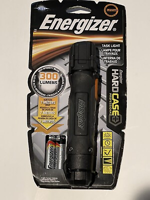 #ad Energizer HardCase Task LED Flashlight 300 Lumens Black With 2 AA Batteries $20.39