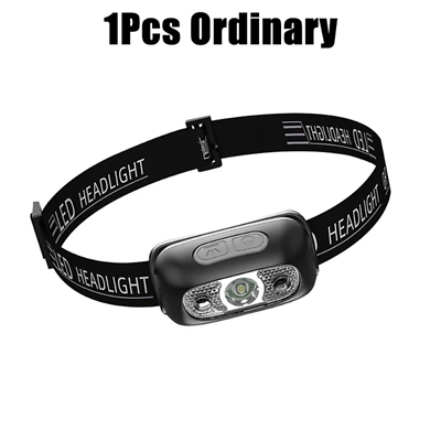 #ad LED Headlamp Sensor Headlight USB Rechargeable Head Flashlight Built In Battery $35.30