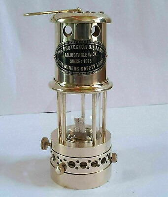 #ad Vintage Maritime Ship Boat Oil Lantern Antique Nautical Brass Minor Lamp Decor $71.43