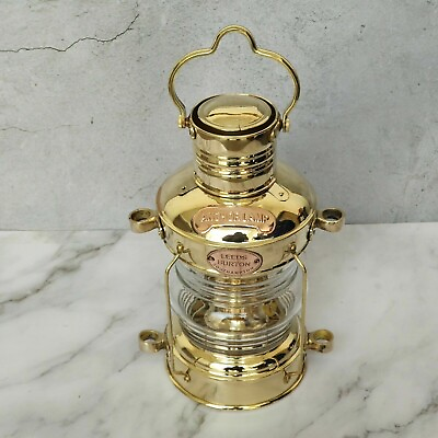 #ad #ad Brass amp; Copper Anchor Boat Light Oil lamp Nautical Working Maritime Ship Lantern $79.99