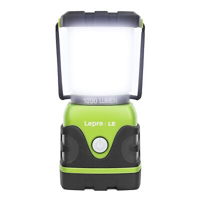 #ad LE 1000LM Waterproof LED Camping Lantern 4 Light Modes Portable Flashlight $30.58