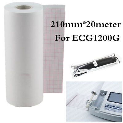 #ad #ad Thermal Record Print Paper For CONTEC ECG1200G ECG1201 ECG Machine 210mm*20m $9.99