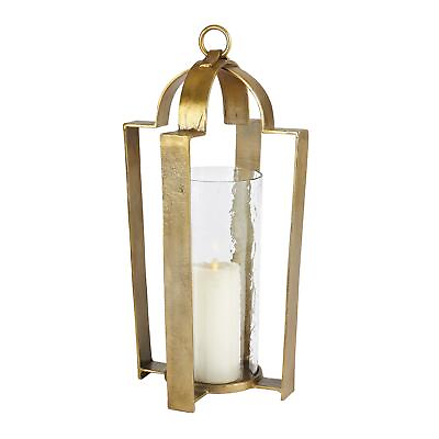 #ad #ad Contemporary Classic Gold Bronze Hurricane Candle Lantern Pillar 25 in Large $316.00