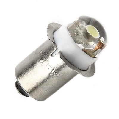 #ad 1pcs Upgrade LED Flashlight Bulb 3 4.5 6V White P13.5S Base Bulbs Torch $6.82