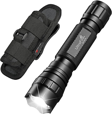 #ad ULTRAFIRE Tactical Flashlight with Holster Single Mode LED Flashlight 1000 Hi... $35.66