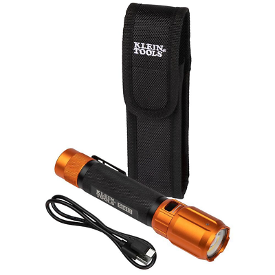 #ad Rechargeable 2 Color LED Flashlight with Holster 1000 Lumens 8 Settings $59.45