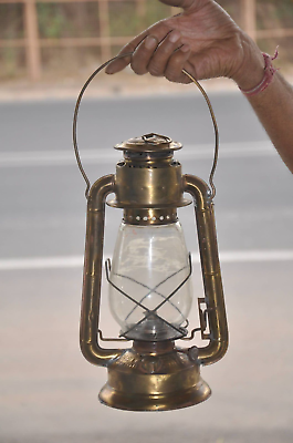 #ad Vintage Brass Handcrafted Kerosene Dietz Junior Lamp LanternUSA $90.00