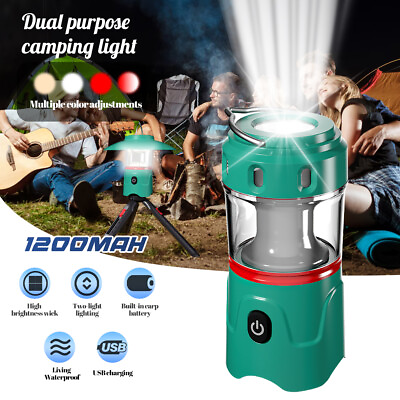 #ad Portable Emergency Lantern Camp Light for Hurricane Survival Hiking With Bracket $10.99