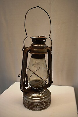 #ad Antique Lanterns Camp Barn Lantern Hurricane Lamp Oil Lamp Dietz Lantern Rare quot; $119.20