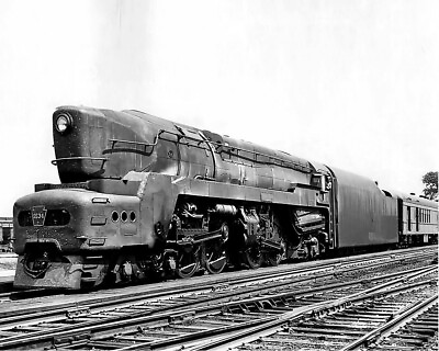 #ad Pennsylvania Railroad T 1 Sharknose Train amp;Tracks Steam 1940 Wall Art Photo 5x7 $9.50