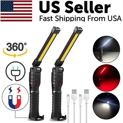 #ad 2 Pack Rechargeable 990000LM LED Flashlight Tactical Super Bright Torch Zoomable $15.89