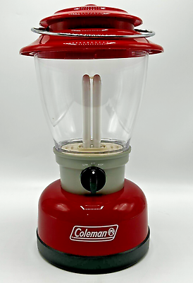 #ad Coleman Model 5329 Tested Battery Operated Large RV Camping Emergency Lantern $21.95