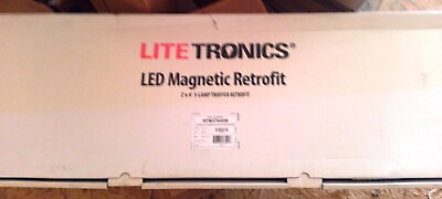 #ad Litetronics Led Magnetic Retrofit Kit Rfm3t440b ; 2#x27;x4#x27; 3 Lamp Troffer Retrofit $50.00
