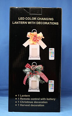 #ad Lantern LED Color Changing Light With Remote amp; Christmas and Harvest Decorative $19.90