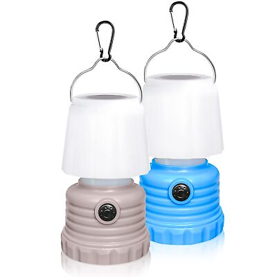 #ad 2 Pack Kids Camping Gear Lanterns Battery Powered Led with Flame Flicker Li... $24.12