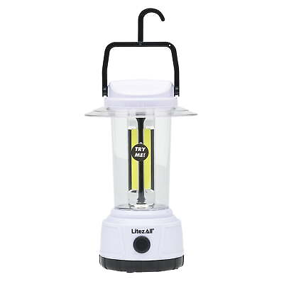 #ad 2000 Lumen COB LED Camping Lantern Powered by 4 D Batteries $33.10