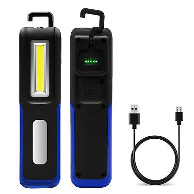 #ad COB LED Magnetic Work Light with USB RechargeablePortable Task Inspection Tr... $24.91