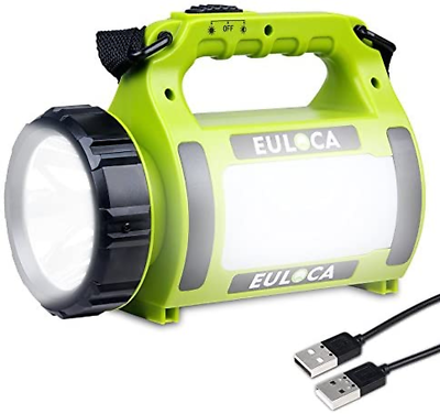 #ad Rechargeable CREE LED Spotlight Multi Function Camping Lantern Big Flashlight $50.49