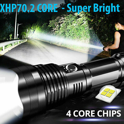 #ad Super Bright LED Tactical Flashlight Torch Rechargeable $13.95
