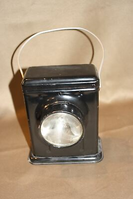 #ad Black Railroad Lantern ca 1930 1940#x27;s $52.50