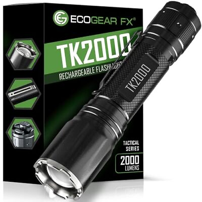 #ad TK2000 Tactical Flashlight Kit Delivering 2000 Lumens Max 3 Light Modes wi... $27.44