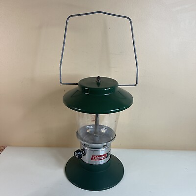 #ad Vintage Coleman Double Mantle Propane Lantern Model 5114B700 With Box $39.96