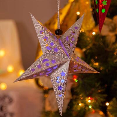 #ad Paper Star Lantern Lampshade Hanging Christmas Xmas Day Decoration f $34.99