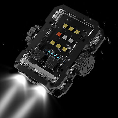 #ad Mini Flashlight Dual LED 800 Lumens Magnetic Rechargeable Flashlight Work Light $12.14
