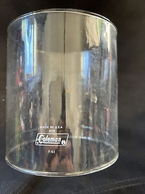 #ad Coleman Lantern F 61 Globe Made In USA $18.75