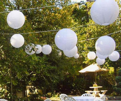 #ad 40x 16#x27;#x27; 40cm white paper lanterns engagement wedding birthday party venue decor AU $102.33