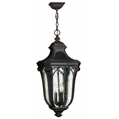 #ad Candle Style 3 Light Large Outdoor Hanging Lantern with Scroll Arch Detail with $350.95